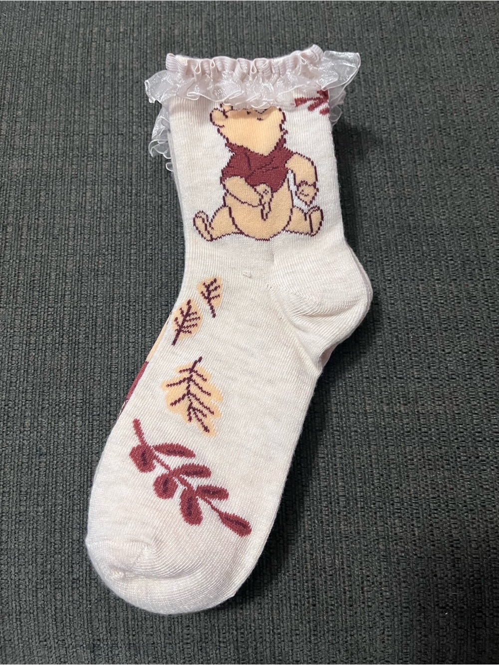 Disney Winnie the Pooh 3-pack Ruffle Crew Socks